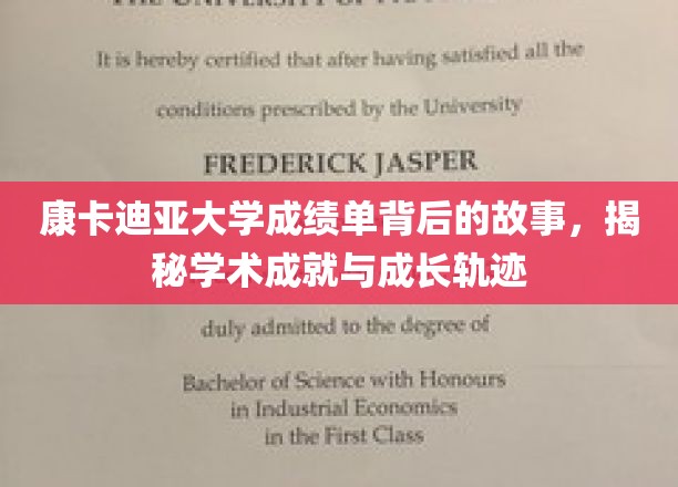 康卡迪亚大学成绩单背后的故事，揭秘学术成就与成长轨迹