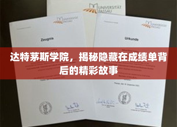 解码达特茅斯辉煌，揭开成绩单背后的传奇篇章