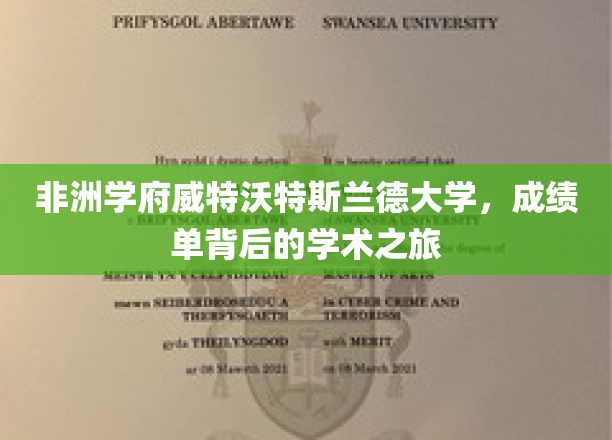 探寻非洲学府魅力，威特沃特斯兰德大学，揭开学术之旅的神秘面纱