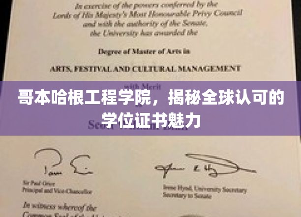 哥本哈根工程学院，国际认可的学位证书背后的非凡魅力探索