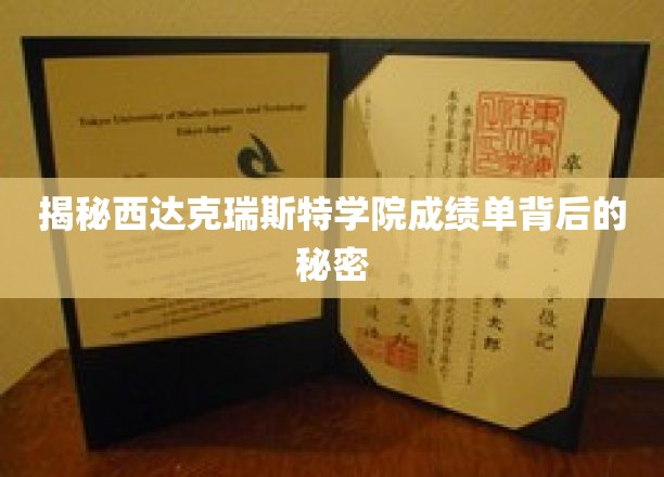揭秘西达克瑞斯特学院成绩单背后的秘密