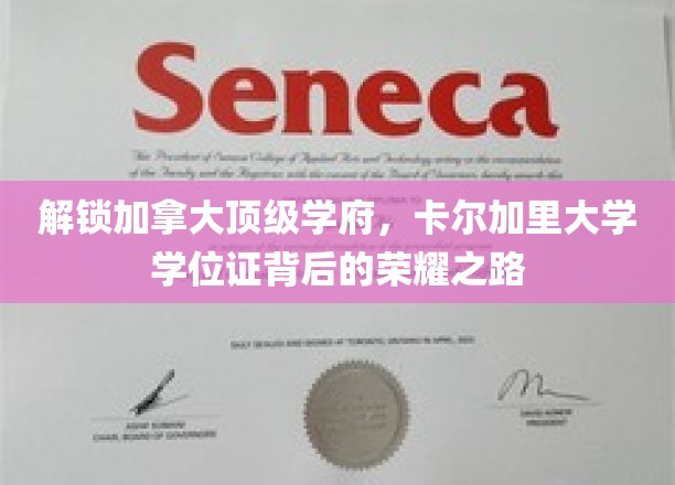 探寻卡尔加里大学学位证的光辉足迹，揭秘荣耀背后的求学之路