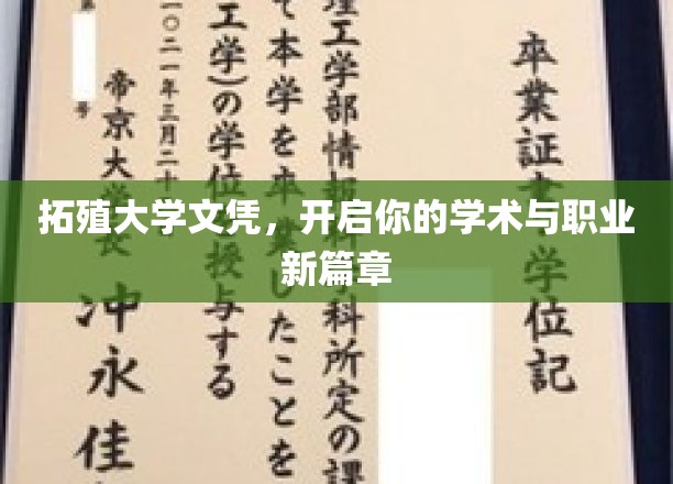 拓殖大学通行证，解锁学术与职场双重成长之旅