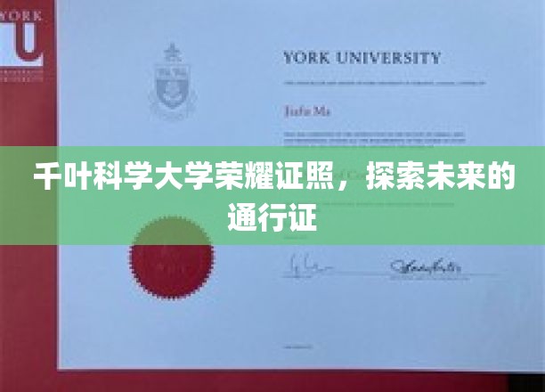 千叶科学大学荣耀证照，探索未来的通行证