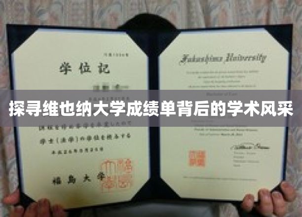 揭开维也纳大学成绩单的学术魅力面纱