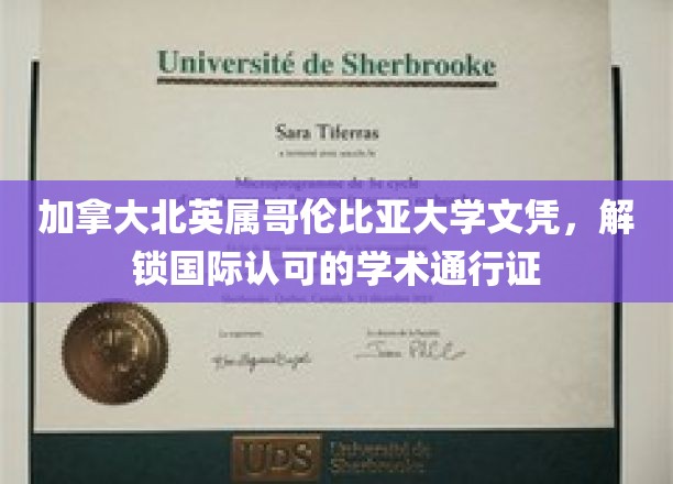 全球通行无阻，北英属哥伦比亚大学文凭，开启国际学术之旅