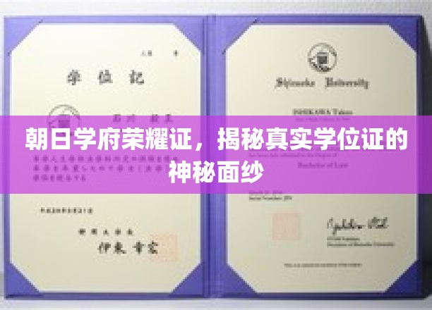 朝日学府荣耀揭秘，一探究竟的学位证传奇