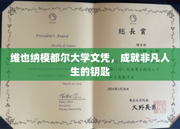 解锁非凡人生，维也纳模都尔大学文凭的秘密宝藏